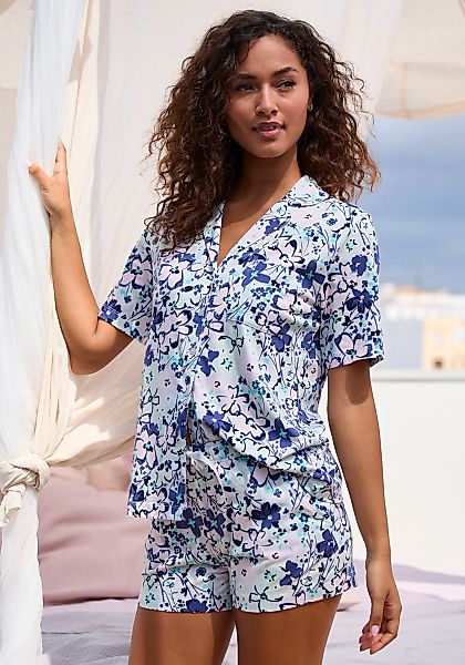 s.Oliver Shorty Set, 2-teilig, 2 tlg. mit Knopfleiste und Brusttasche günstig online kaufen