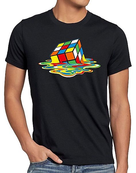 style3 T-Shirt Sheldon Zauberwürfel melting cube rubik würfel the big bang günstig online kaufen
