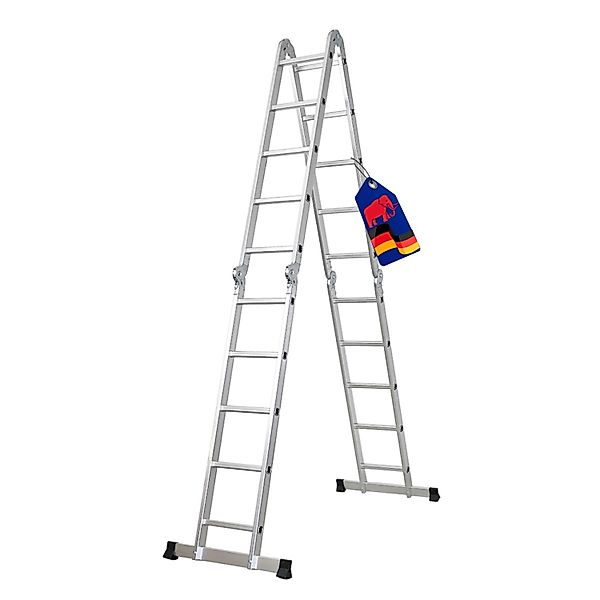 PROREGAL Sprossen-Mehrzweckleiter MULTISTEP Mit Gerüstplattform 4-Teilig Al günstig online kaufen