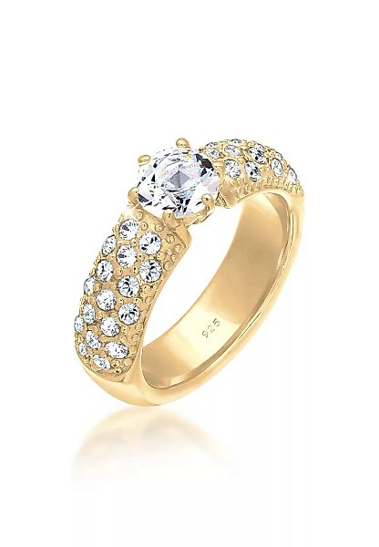 Elli Premium Verlobungsring "Verlobungsring Kristalle 925 Silber" günstig online kaufen
