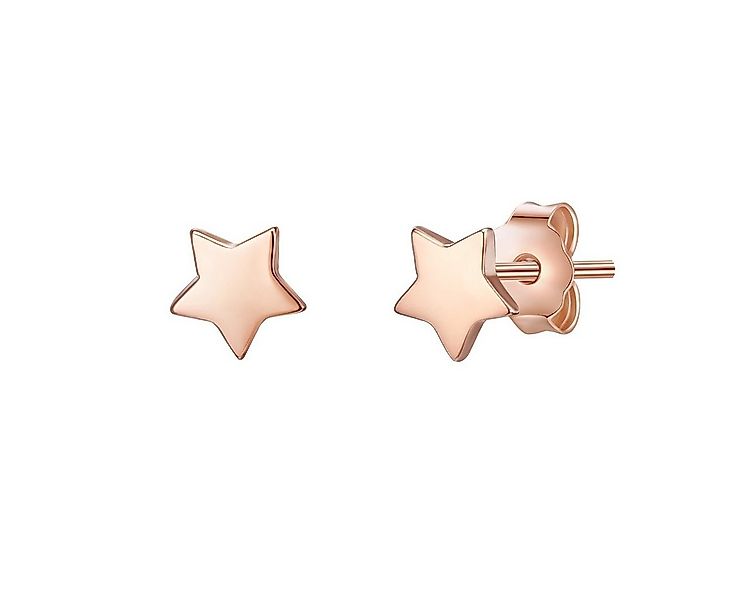 Glanzstücke München Paar Ohrstecker Stern roségold, aus Sterling Silber günstig online kaufen