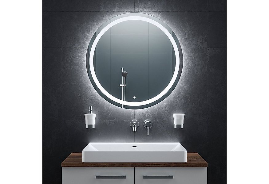 Bringer Badspiegel, Badspiegel Rund mit Anti-Beschlag und Speicherfunktion günstig online kaufen