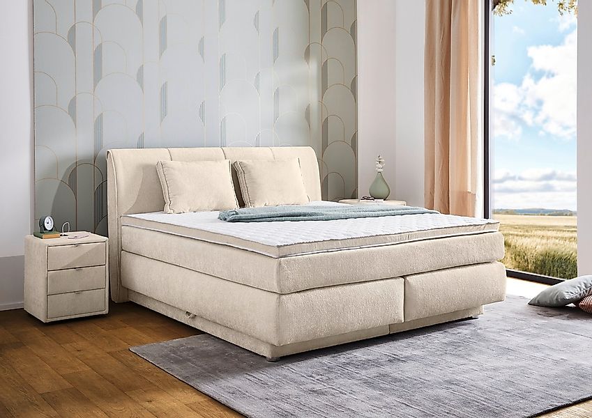 Jockenhöfer Gruppe Boxspringbett "Caren, Breite 180cm, mit großem Bettkaste günstig online kaufen