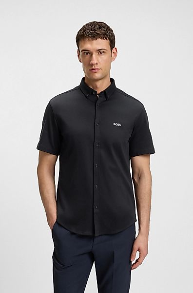 BOSS GREEN Kurzarmhemd "B Motion S", softe Baumwolle, Vier-Wege-Stretch, kn günstig online kaufen
