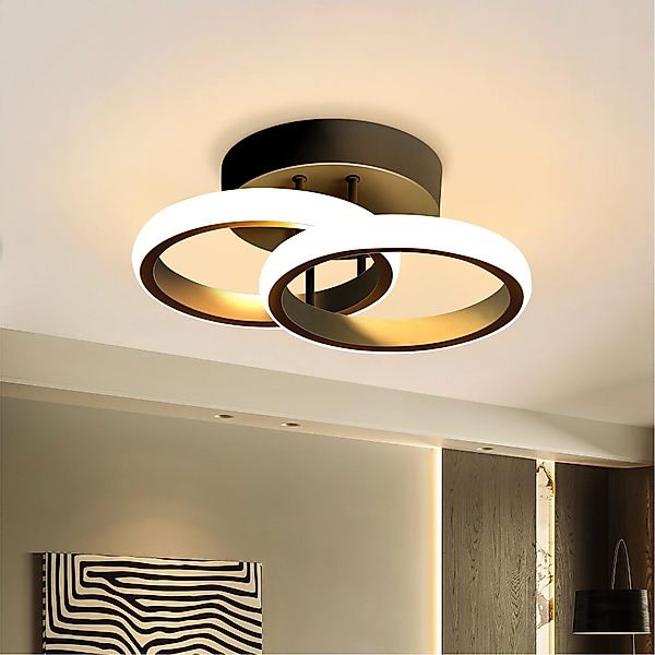 Senmudi Deckenleuchte Deckenlampe,Modern led lampe,28cm 12W, günstig online kaufen
