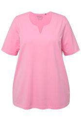 Ulla Popken T-Shirt T-Shirt A-Linie Tunika-Ausschnitt günstig online kaufen