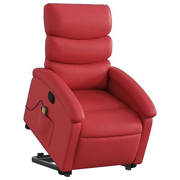 vidaXL Massagesessel mit Aufstehhilfe Rot Kunstleder 3204052 günstig online kaufen