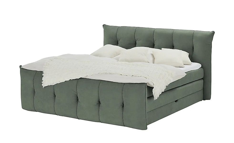 switch Boxspringbett mit Bettkasten Sofia ¦ grün ¦ Maße (cm): B: 164 H: 113 günstig online kaufen