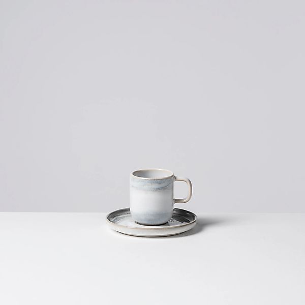 gipfelstück Espressotasse "Tiefer See" Scandi-Style, glänzende Reaktivglasu günstig online kaufen