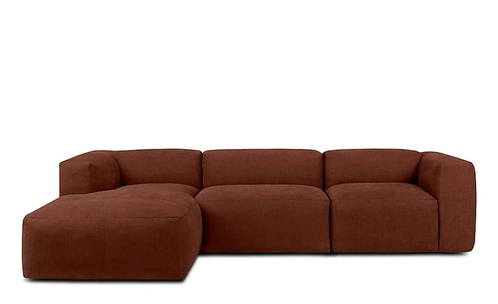 KONSIMO Ecksofa  Buffo ¦ orange ¦ Maße (cm): B: 285 H: 73 Polstermöbel > So günstig online kaufen