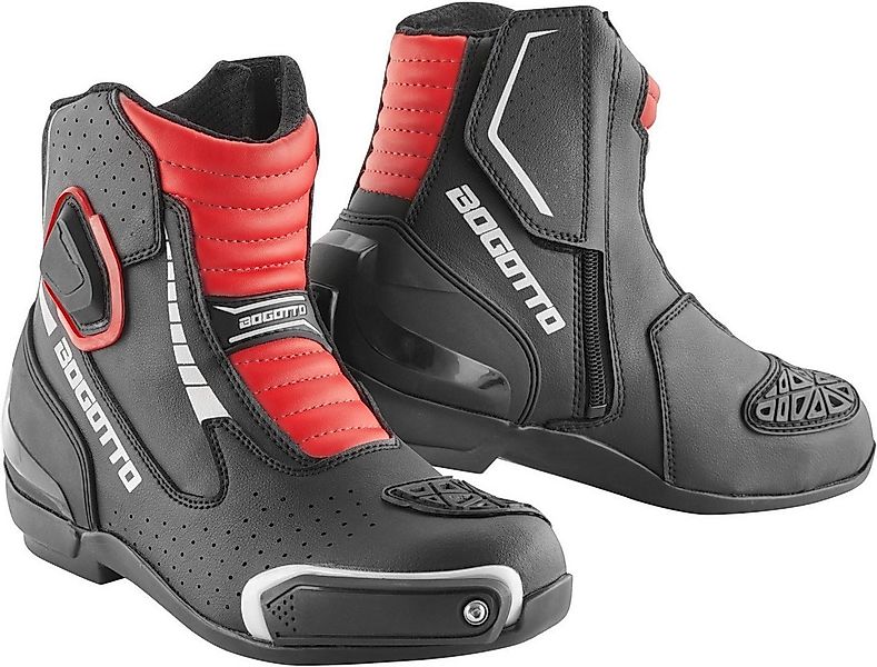 Bogotto Cartagena perforierte Motorrad Stiefel Motorradstiefel perforiert günstig online kaufen
