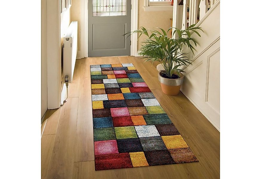 Paco Home Teppich Smaragd 753, rechteckig, Höhe: 13 mm, Kurzflor, 3D-Design günstig online kaufen