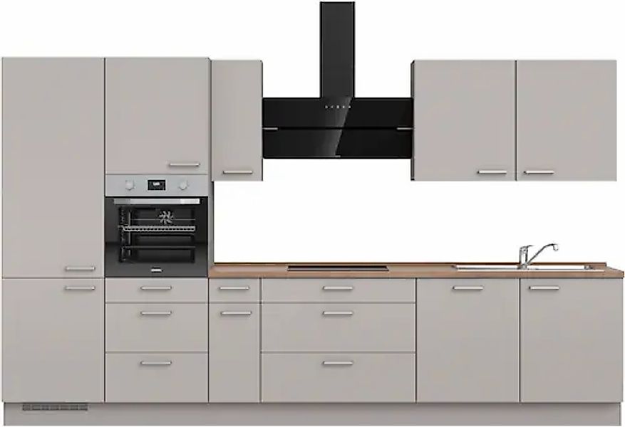 nobilia® Küchenzeile »"Touch II"« vormontiert, Ausrichtung wählbar, Breite günstig online kaufen