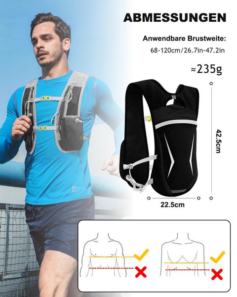 Coonoor Trinkrucksack Laufweste für Männer und günstig online kaufen