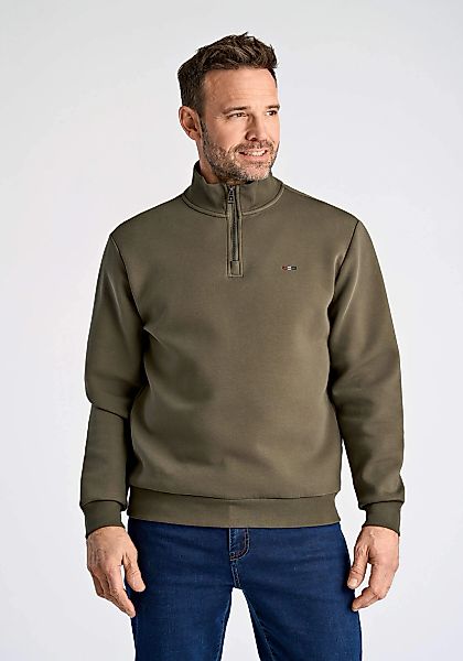 BISON Sweatshirt "Troyer Comfort Fit" günstig online kaufen