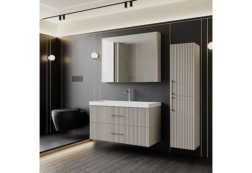 Karen Badmöbel-Set Badmöbel Set Liana, (Komplett-Set, Standartmäßig 3-Teili günstig online kaufen