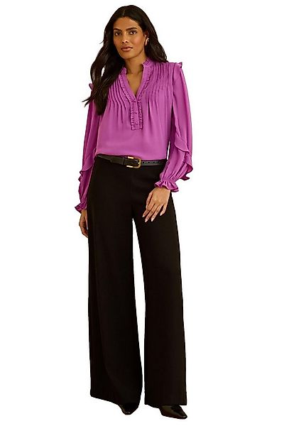 Love & Roses Langarmbluse Love & Roses Langarm-Bluse mit Kerbausschnitt (1- günstig online kaufen