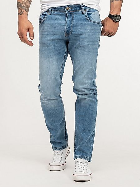 Lorenzo Loren Regular-fit-Jeans Herren Jeans Stretch Blau LL-4001 günstig online kaufen