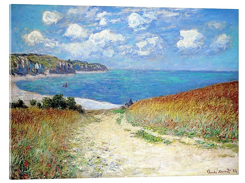 Posterlounge Wandbild Strandweg durch den Weizen günstig online kaufen