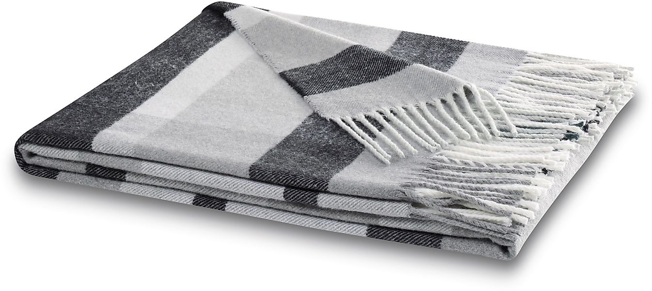 Biederlack Plaid »Harmony«, im modernen Karo-Look, mit Fransen günstig online kaufen