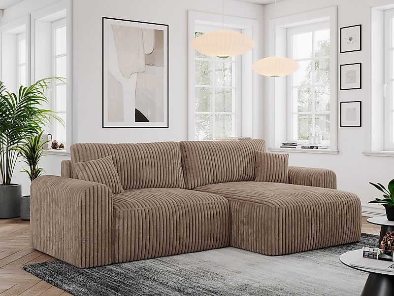 MKS MÖBEL Ecksofa NELSON, Set, Wellenfedern, günstig online kaufen