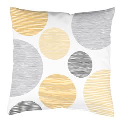 Home Basics Gardine Kissenhülle BORDEN samt, günstig online kaufen