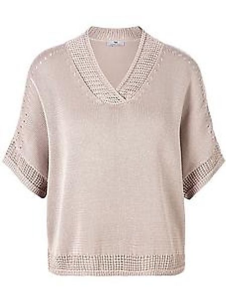 V-Pullover Peter Hahn beige günstig online kaufen