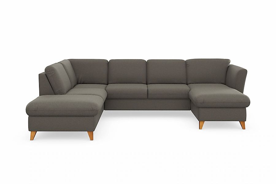 Home affaire Wohnlandschaft "Trelleborg U-Form" Federkern-Polsterung, wahlw günstig online kaufen