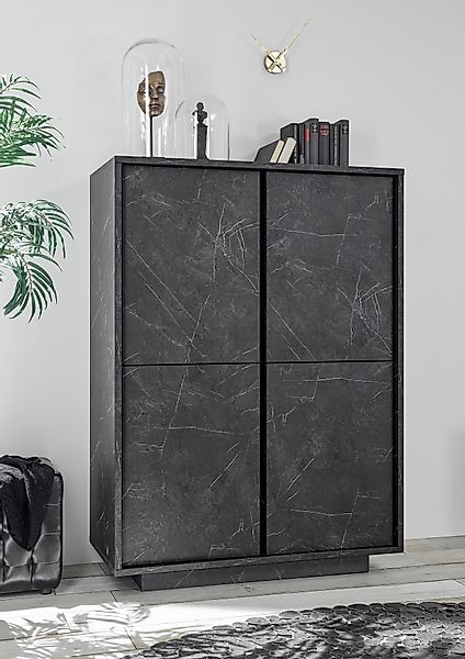 INOSIGN Highboard "Carrara" grifflos günstig online kaufen