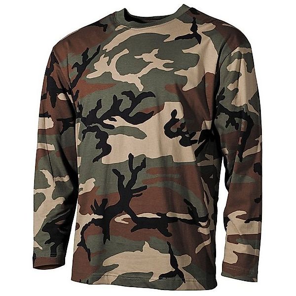 MFH T-Shirt Outdoor Tarn-Shirt, langarm, woodland, 170 g/m² günstig online kaufen