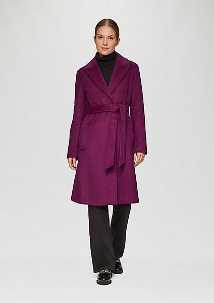 s.Oliver Funktionsmantel Outdoor-Mantel Mantel aus Wollmix mit Druckknöpfen günstig online kaufen