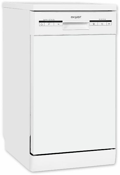 exquisit Standgeschirrspüler "GSP9109-030E weiss" 9 l 9 Maßgedecke Stand-/U günstig online kaufen