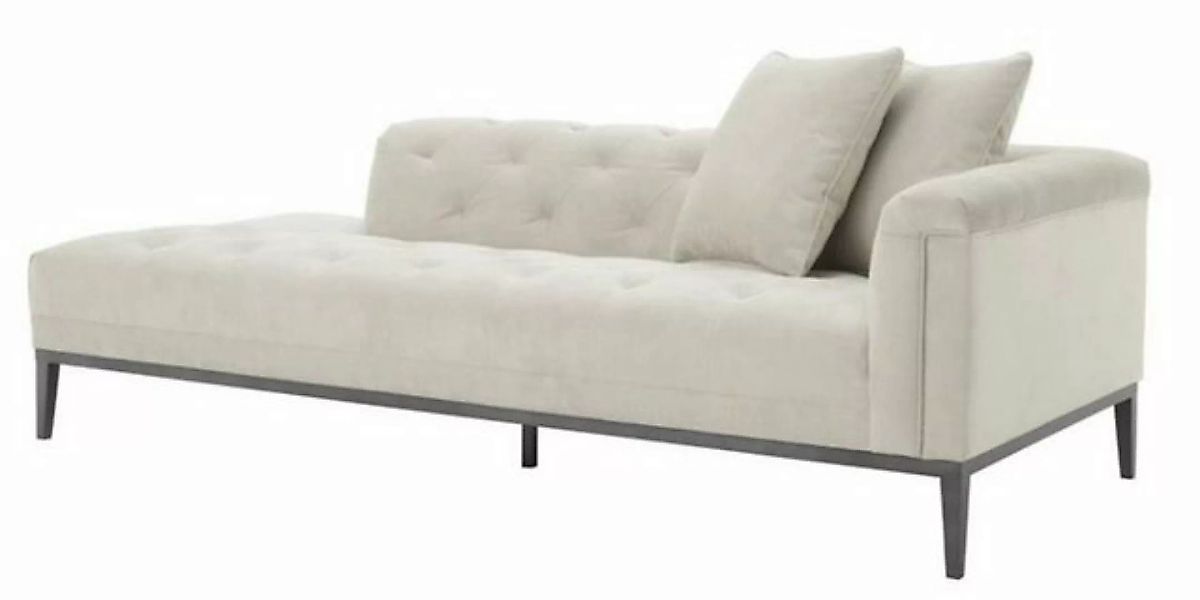 Casa Padrino Sofa Luxus Sofa Hellgrau Rechtsseitig 220 x 96 x H. 66 cm - Ho günstig online kaufen