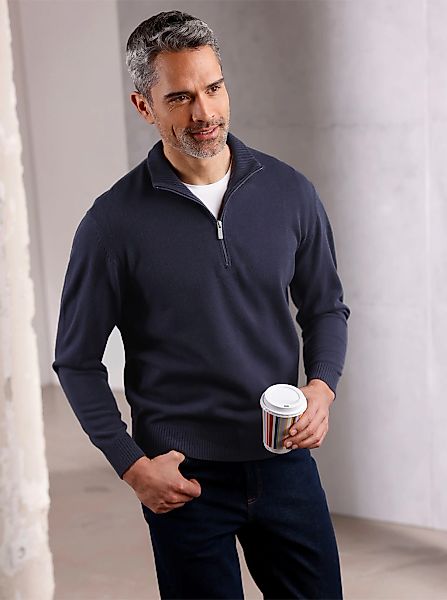 Classic Strickpullover "Troyer-Pullover" günstig online kaufen