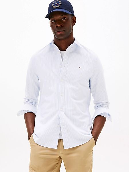 Tommy Hilfiger Langarmhemd HERITAGE OXFORD STRIPE günstig online kaufen