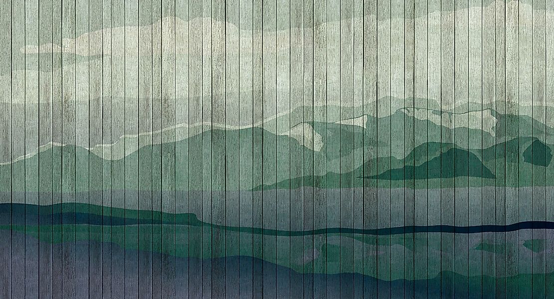 living walls Fototapete "Walls by Patel Mountains 3" glatt Vlies, Wand, Sch günstig online kaufen