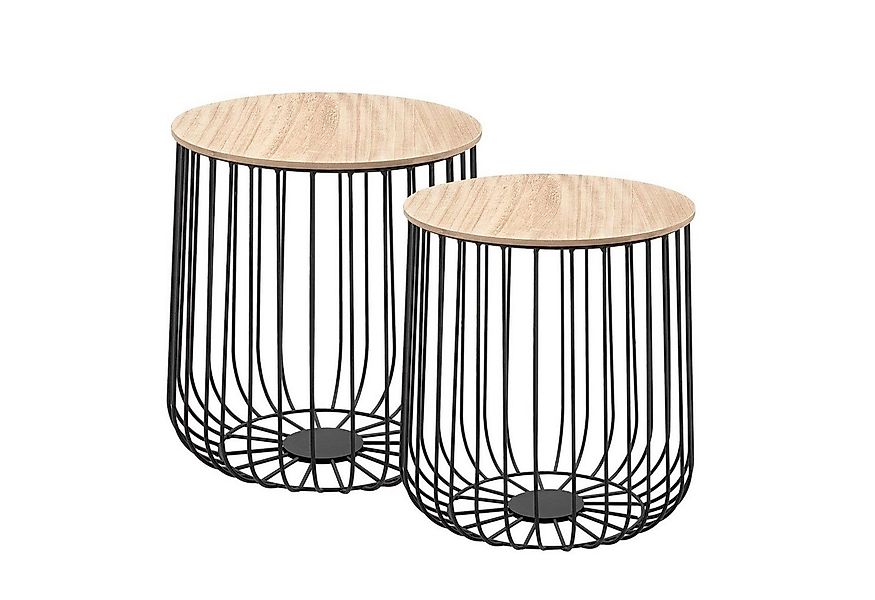 CARO-Möbel Couchtisch ERRANO, Couchtisch 2er Set Beistelltisch Wohnzimmer S günstig online kaufen