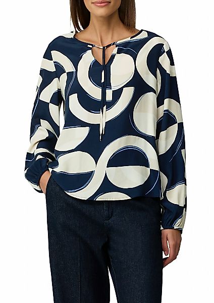 s.Oliver BLACK LABEL Langarmbluse, mit All-Over Print günstig online kaufen