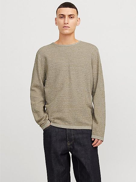 Jack & Jones Rundhalspullover JJEGEORGE KNIT CREW NECK NOOS mit Strick Opti günstig online kaufen