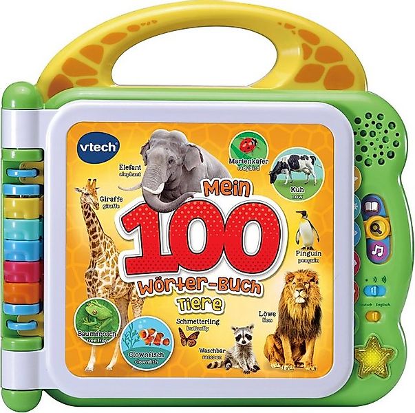 Vtech® Buch VTechBaby, Mein 100-Wörter-Buch: Tiere, grün, mit Licht und Sou günstig online kaufen