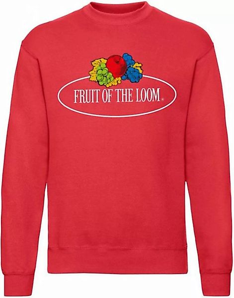 Fruit of the Loom Sweatshirt Vintage Sweat Set In Large Logo Print günstig online kaufen