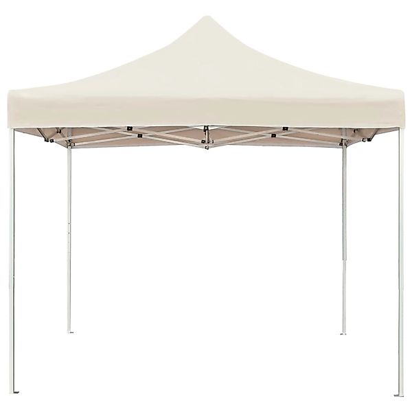 vidaXL Profi-Partyzelt Faltbar Aluminium 2x2 m Creme günstig online kaufen