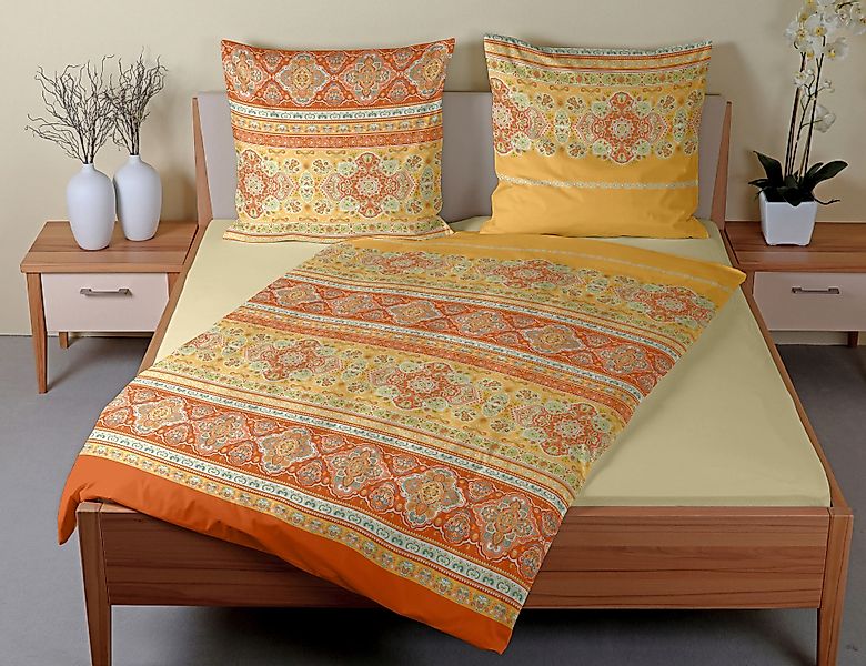 CASATEX Bettwäsche "Majella" 3 Stk. tlg. trendige, frische, ausdrucksvolle günstig online kaufen