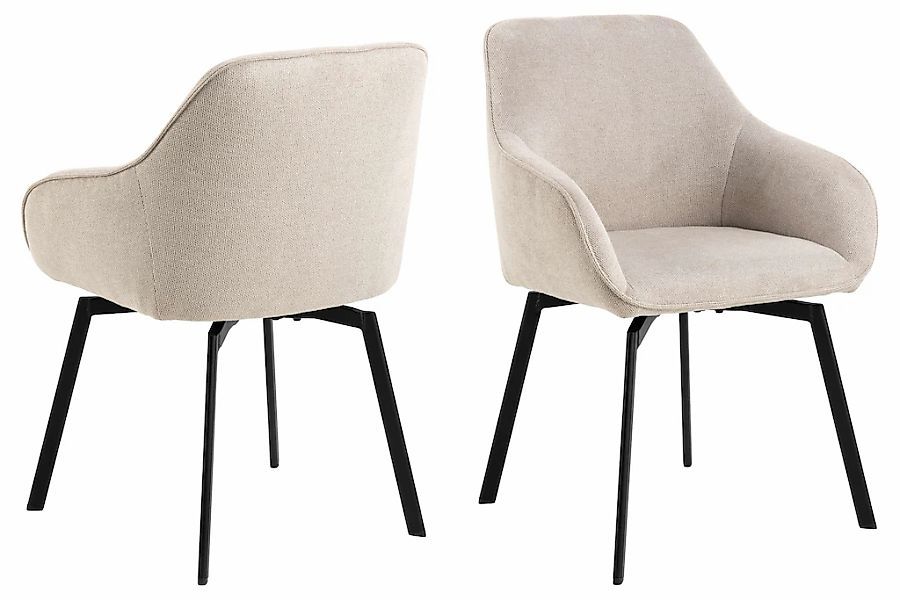 ACTONA GROUP Esszimmerstuhl "Clara, Stuhl, Polsterstuhl, Armlehnenstuhl" () günstig online kaufen