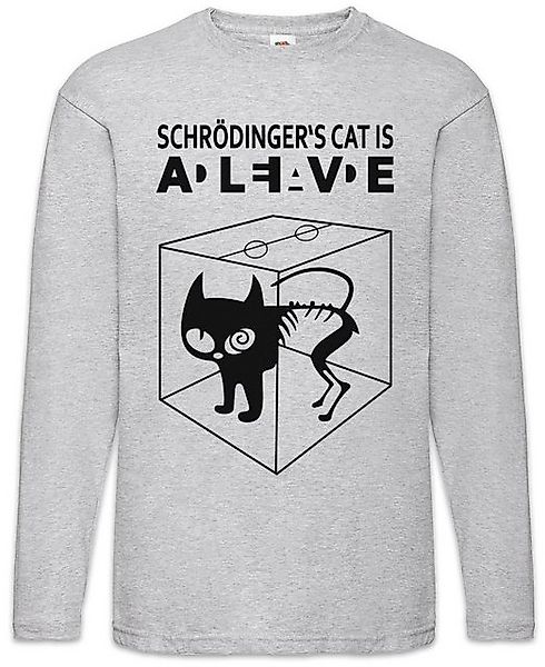 Urban Backwoods Langarmshirt Schrödinger's Cat Is Alive Dead I Langarm T-Sh günstig online kaufen