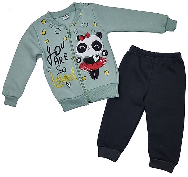 Girls Fashion Sweatanzug Sweatanzug Freizeitanzug Jogginganzug günstig online kaufen