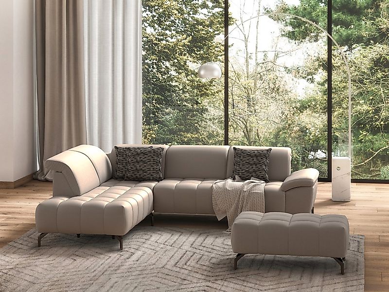 sit&more Ecksofa »Cool L-Form«, wahlweise mit Kopfteilverstellung und Vorzi günstig online kaufen
