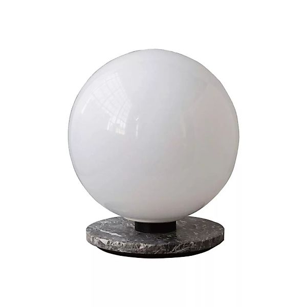 Menu - TR Bulb Wand-/Tischleuchte - opal glänzend/grau marmor/H 22cm, Ø 20c günstig online kaufen