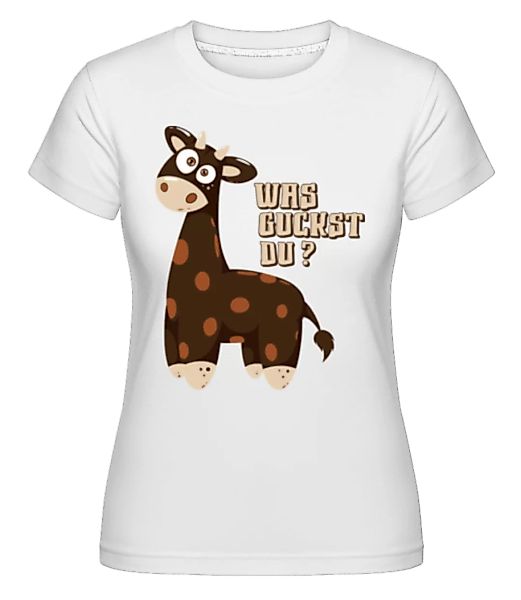 Was Guckst Du · Shirtinator Frauen T-Shirt günstig online kaufen