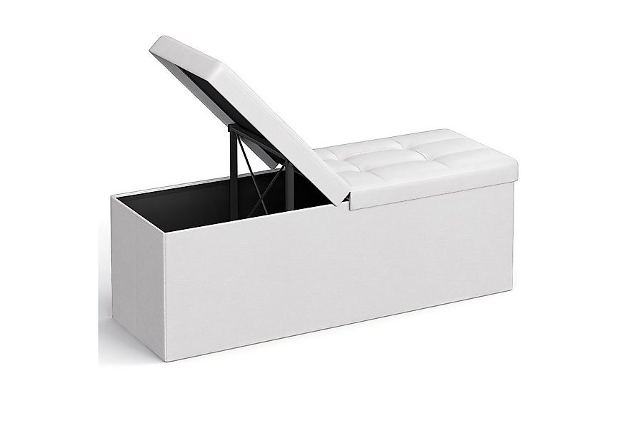 SONGMICS Sitzhocker sitzhocker, Sitzbank mit Stauraum, Sitztruhe mit Klappd günstig online kaufen